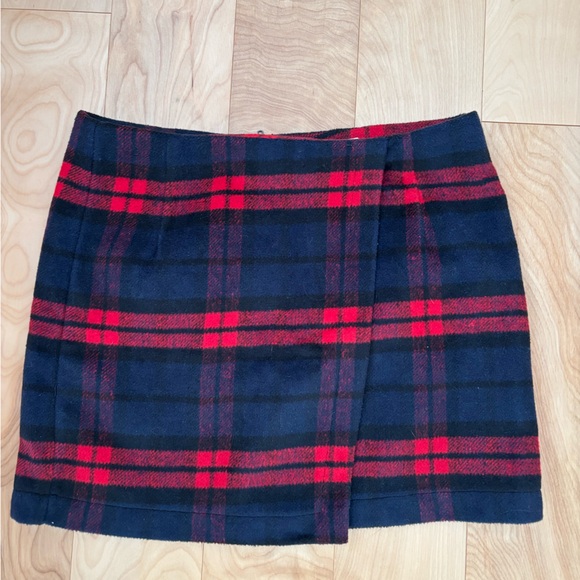 RD Style Dresses & Skirts - RD Style Red and Black Plaid Skirt